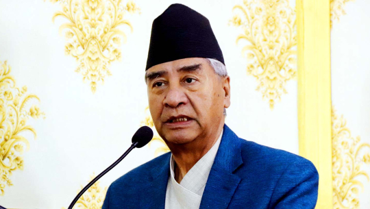 होलीले पारस्परिक एकता  कायम गरेको छः सभापति देउवा