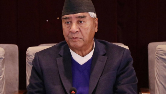 जनताले पटकपटक गरेको क्रान्ति, सङ्घर्ष र लोकतान्त्रिक आन्दोलनको एउटा महत्त्वपूर्ण उपलब्धि संविधानः सभापति देउवा