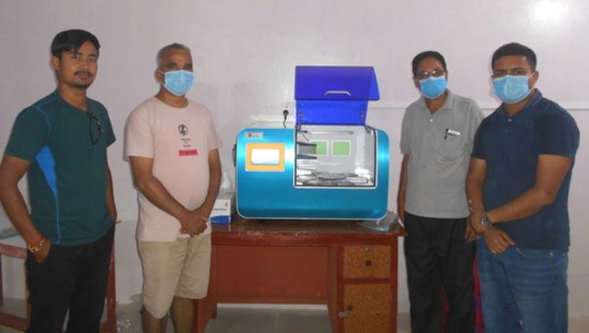 PCR machine installed in District Hospital Doti