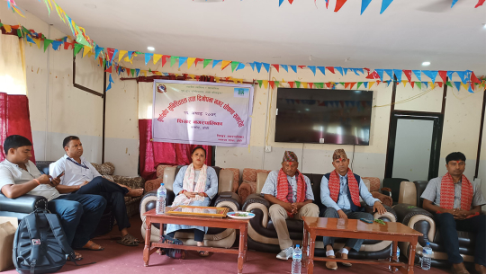 डोटीको शिखर नगरपालिका पूर्णखोप सुनिश्चितता तथा दिगोपना नगर घोषणा