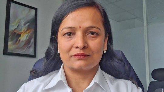 वरिष्ठ मौसमविद एवम् जल तथा मोसम विज्ञान विभागको उपकरण क्यालिब्रेसन तथा व्यवस्थापन शाखा प्रमुख डा. इन्दिरा कँडेल ।