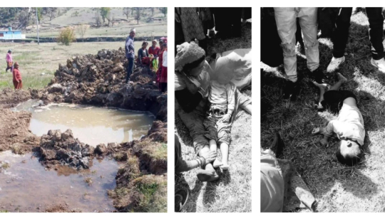 Two children drown in Bajhang after falling into construction ditch