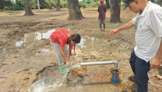 स्याउले बजारमा खानेपानी संकट समाधानका लागि डिप बोरिङ, स्थानीयलाई राहत