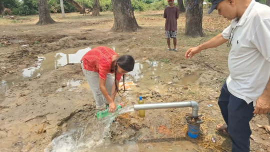 Deep boring installed in Syaule bazaar to address drinking water shortage
