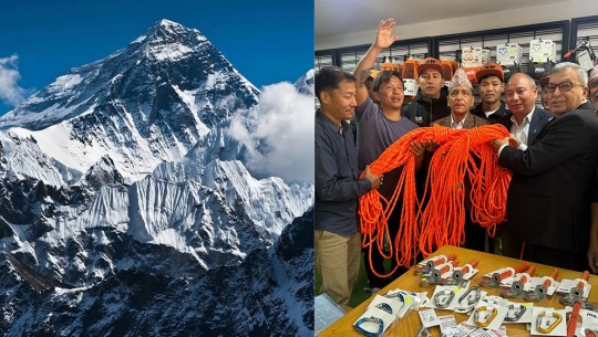 सगरमाथालगायत हिमालमा डोरी टाँग्न खटिए दक्ष आरोही