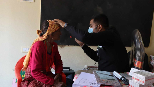 कृष्णपुरमा १७ दिनसम्म निशुल्क आँखा शिविर सञ्चालन हुने