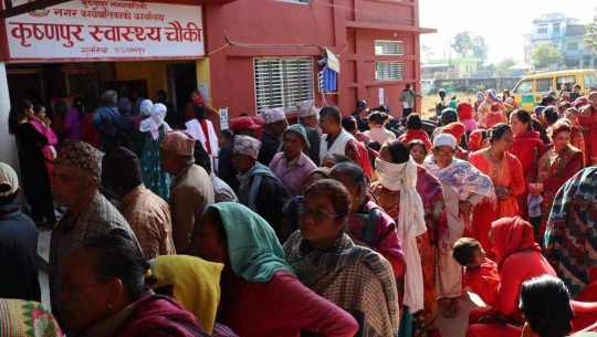 कृष्णपुरमा निःशुल्क आँखा शिविर सम्पन्न