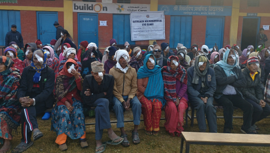 कैलालीमा १५४ जनाको आँखा शल्यक्रिया