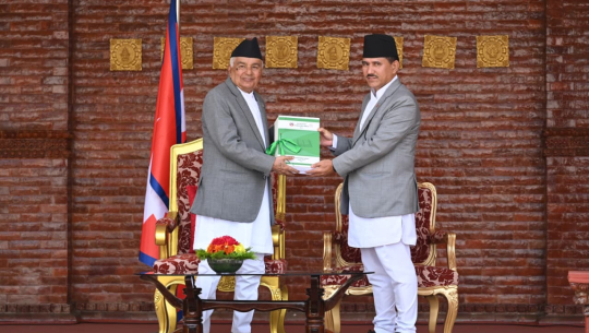 आर्थिक अनुशासन कायम गर्नुपर्नेमा राष्ट्रपति जोड