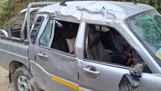 डडेल्धुरामा स्कार्पियो दुर्घटना