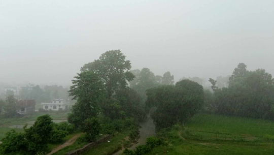 आज यी भूभागमा भारी वर्षाको सम्भावना