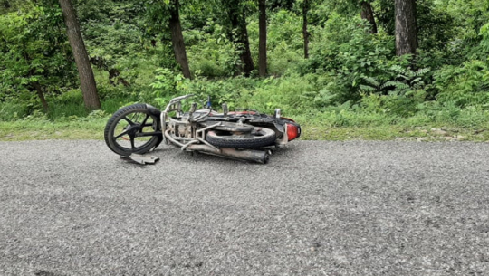 A person dies in a motorcycle accident