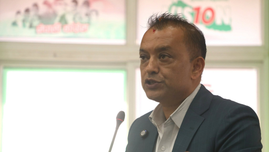 गगन थापाको प्रधानमन्त्री बालेन्द्र शाहलाई शुभकामना