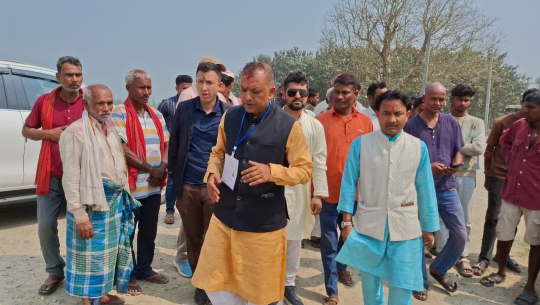 सर्लाही–४ मा गगन थापा पछाडि