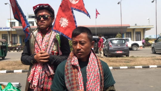 ह्वीलचेयरमा मेची-महाकाली यात्रा गरेका रामबहादुरले दिएको सन्देश (भिडिओसहित)