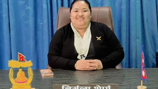 पार्टीबाट निष्कासनपछि भोजपुरकी उपप्रमुख शेर्पाको राजीनामा