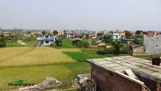 फाइल फोटो :  धनगढी उपमहानगरपालिका वडा नम्बर १ स्थित शिवनगरमा झगडा तालमाथि बसेको वस्ती।