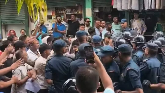 धनगढीमा डा. गोविन्द केसीविरुद्ध  प्रदर्शन, ‘गो ब्याक केसी’ नाराबाजी