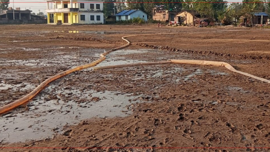 जनसहयोगमा शुक्लाफाँटामा क्रिकेट पूर्वाधार निर्माण हुँदै