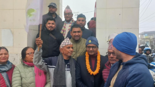 Nepali congress candidate launches door-to-door campaign in Kailali constituency no. 5
