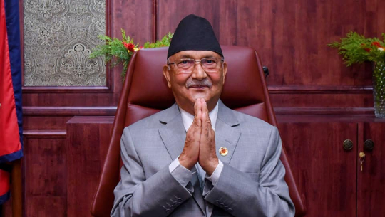 प्रधानमन्त्री ओलीलाई भारत भ्रमणको निमन्त्रणा