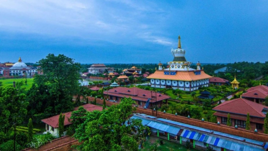 लुम्बिनीमा बौद्ध विहार बनाउने सम्झौतापत्रमा हस्ताक्षर