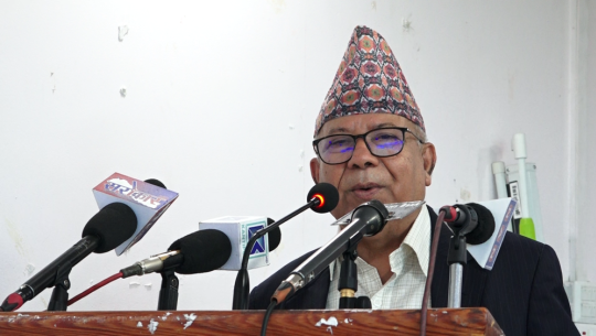 एमालेसँग तत्काल एकताको सम्भावना छैनः अध्यक्ष नेपाल