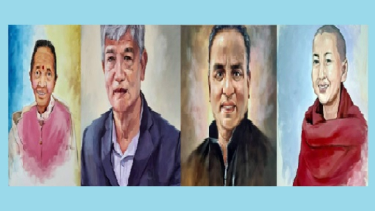 बोलिरहेका मुहाराकृति...