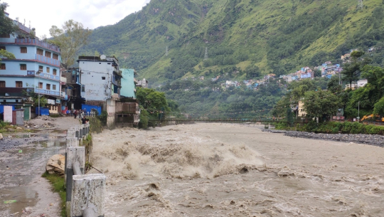 महाकालीको बहाव बढ्यो
