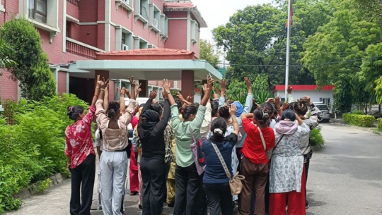 खाडी मुलुक पठाउन लागिएका ४० नेपाली महिलाको दिल्लीबाट उद्धार 