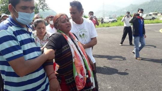 Mayor Manju Malasi flies to Kathmandu for treatment