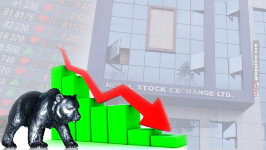 नेप्से परिसूचकमा दोहोरो अङ्कको गिरावट