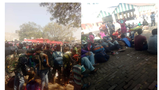 भारतमा जनता कर्फ्यू : स्वदेश फर्किदै गरेका नेपाली मथुरामा अलपत्र