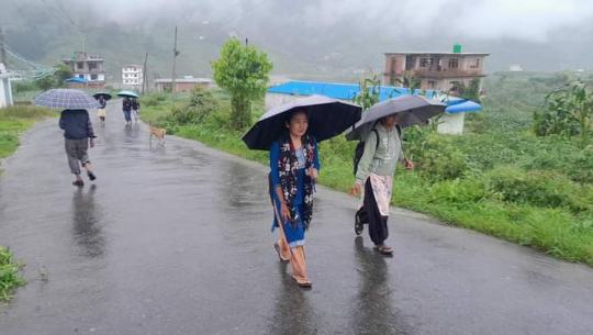 यी प्रदेशमा आज चट्याङ्गसहित हल्का वर्षाको सम्भावना