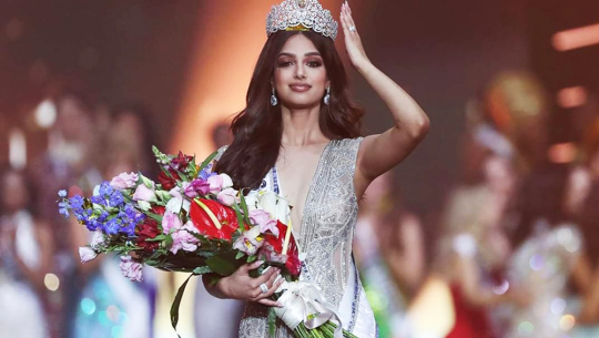 भारतकी हरनाज सन्धुले जितिन मिस युनिभर्स–२०२१ को उपाधि