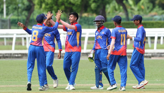 नेपालको लगातार तेस्रो जित, इन्डोनेसिया ३७० रनले पराजित