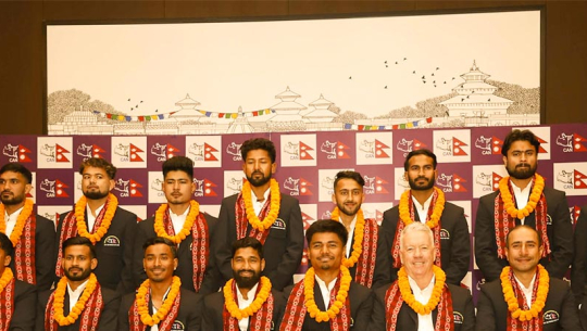  आईसीसी टी–२० विश्वकपका लागि नेपाली क्रिकेट टोलीको बिदाइ