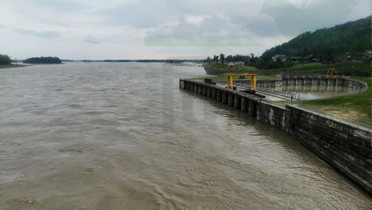 Increase in water level in Karnali river