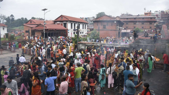 १ लाख बढीले गरे पशुपतिनाथको दर्शन