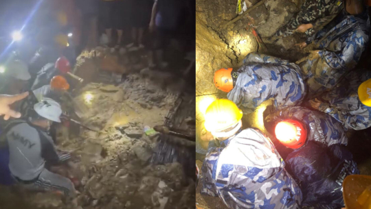 पोखरामा पहिरोेले घर पुरिँदा एकै परिवारका सातसहित नौ जनाको मृत्यु 