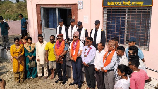 कञ्चनपुरको चुरे तटीय क्षेत्रको गैलनदीमा प्रहरी चौकी स्थापना