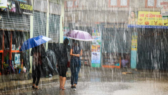 आज यी प्रदेशमा भारी वर्षा