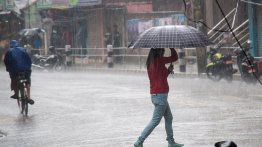 आज यी प्रदेशमा मध्यमदेखि भारी वर्षाको सम्भावना