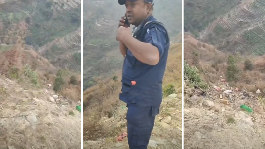 रामेछापमा निर्वाचन अधिकृत बोकेको गाडी दुर्घटना 