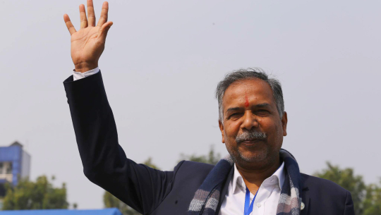 नवनिर्वाचित उपराष्ट्रपति यादवले आज शपथ लिँदै