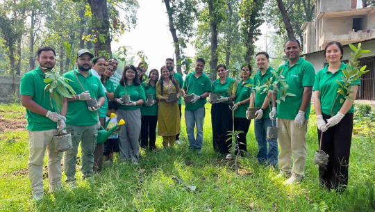  विश्व वातावरण दिवसमा सिटिजन्स बैंकद्वारा वृक्षारोपण कार्यक्रम सम्पन्न