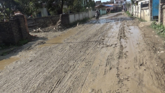 Road construction projects in the sub-metropolitan losing it's pace?