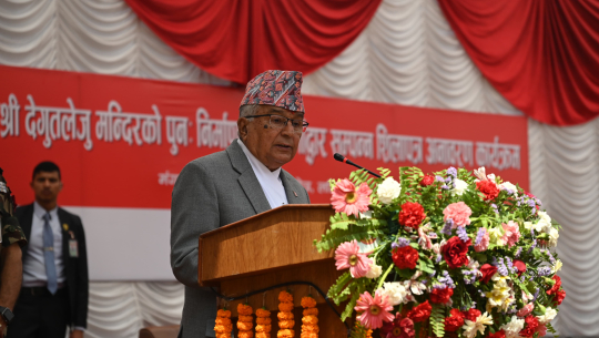 ऐतिहासिक सम्पदाको संरक्षण गर्नु हाम्रो साझा दायित्वः राष्ट्रपति पौडेल