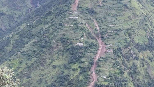 दार्चुलामा पहिरोमा परि एक महिला बेपत्ता 