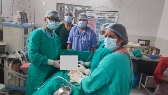 सेतीमा १३ वर्षीया बालिकाकाको डिम्बाशयमा रहको ट्युमरको सफल शल्यक्रिया